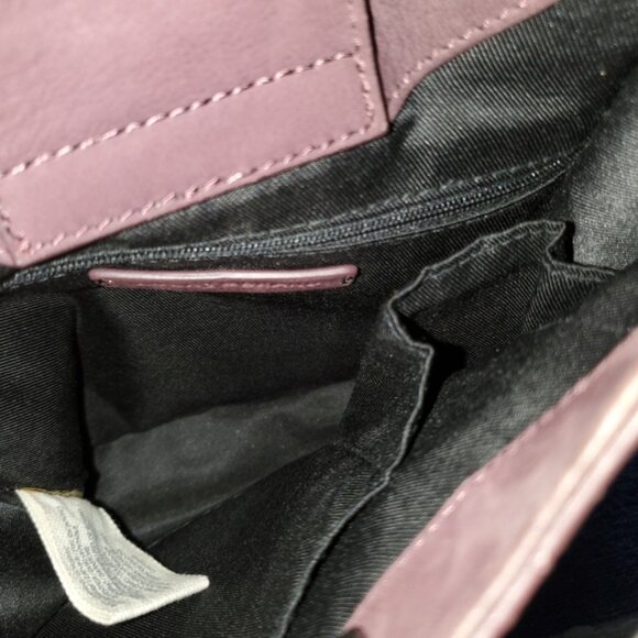 Vintage Lucky Brand Suede Leather Tassel Sachel Crossbody In Maroon - Picture 4 of 13